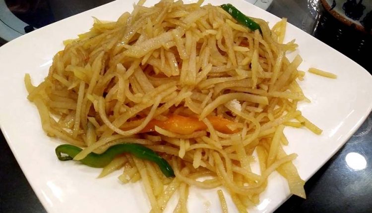 尖椒土豆絲 | 上海城隍廟小吃 Shanghai Dim Sum | 35easy