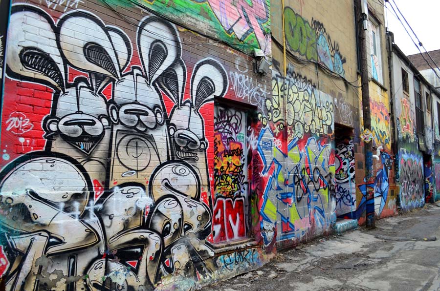 多倫多街頭塗鴉藝術作品 | Graffiti Alley | 35easy